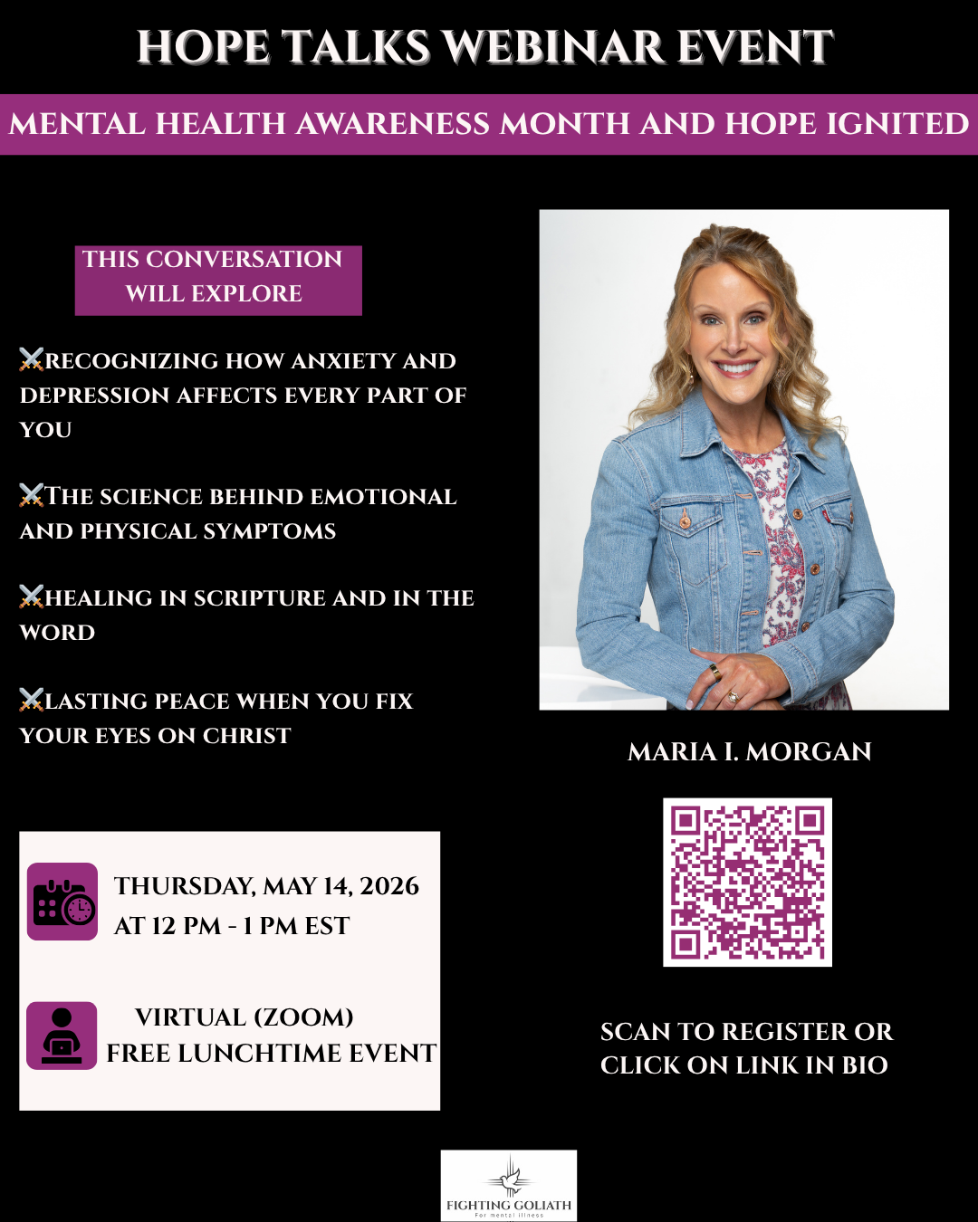 Hope Talks Webinar for May